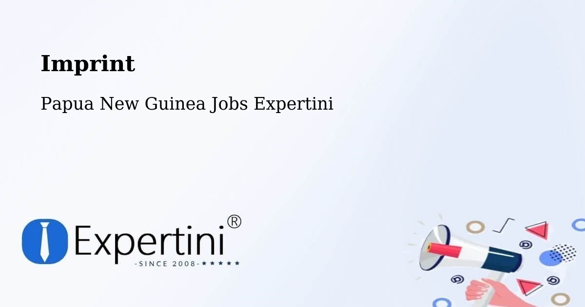 Imprint – Usino Bundi - Papua New Guinea Jobs Expertini